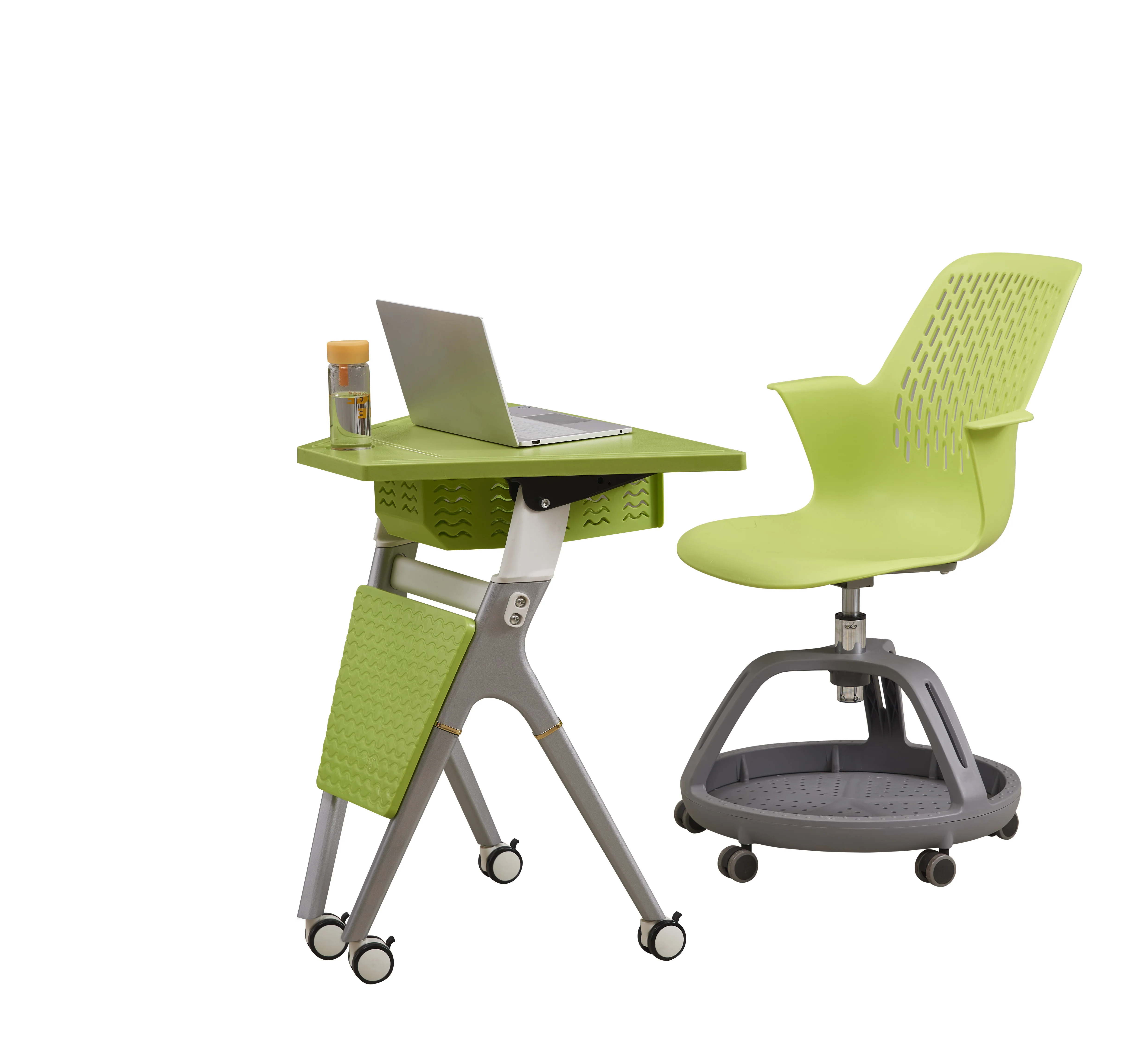 

The most popular High Quality School Classroom Furniture Single Student Desk And Chair Training Table