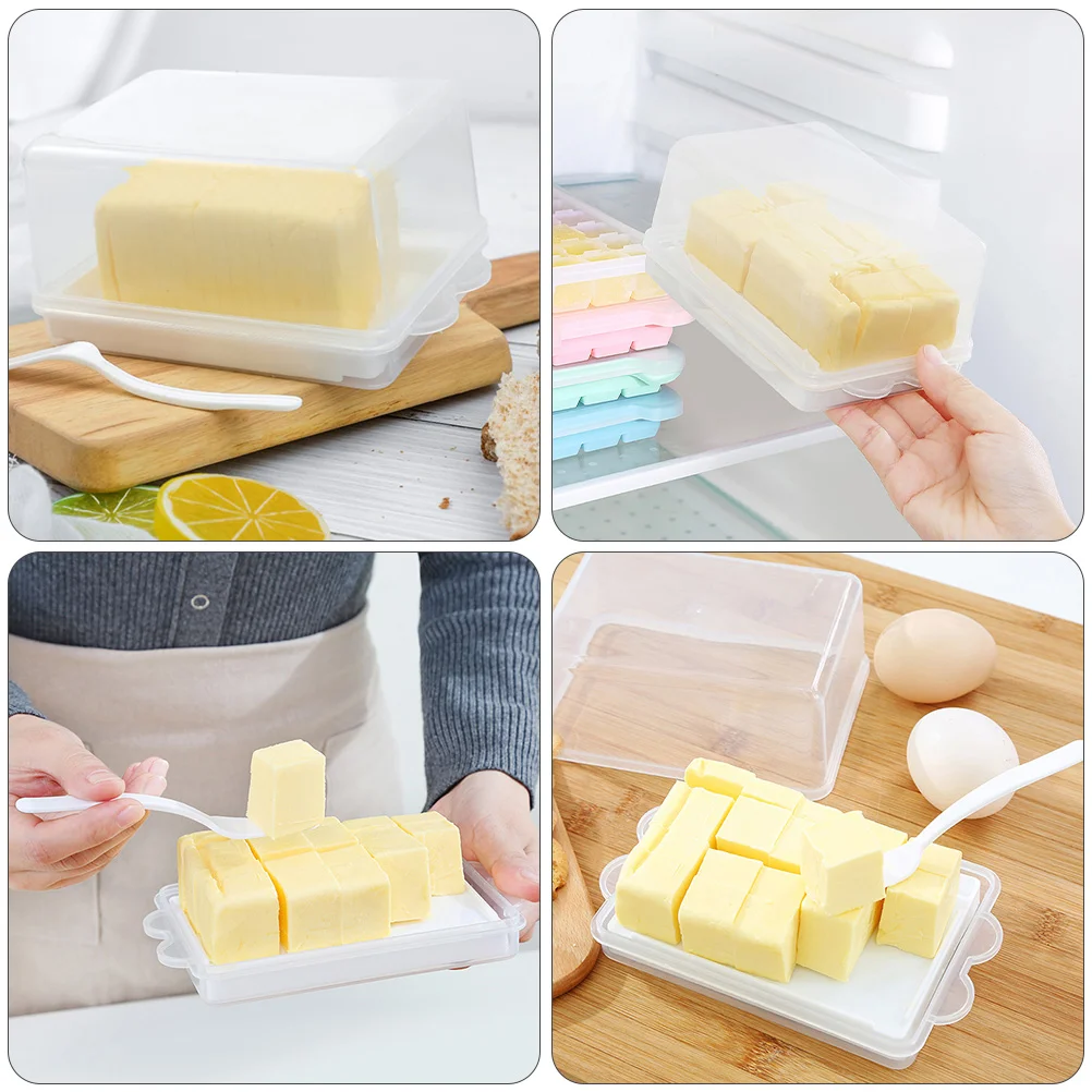 Joie Butter Dish Transparent Lid Plastic BPA Free Kitchen Storage Butter  Container Box Cheese Storage Box Kitchen Utensils - AliExpress