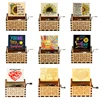 Wooden Hand-operated Type Music Box Can't Help Fall in Love You are My Sunshine Valentine's Day Gift Birthday Present to Wife 1