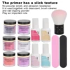 Base Coat Nail Dipping Powder Nail Powder Nail Dipping Powder Set Nail Art Powder Top Base Coat Gel Dust Brush Manicure Tool Set 3