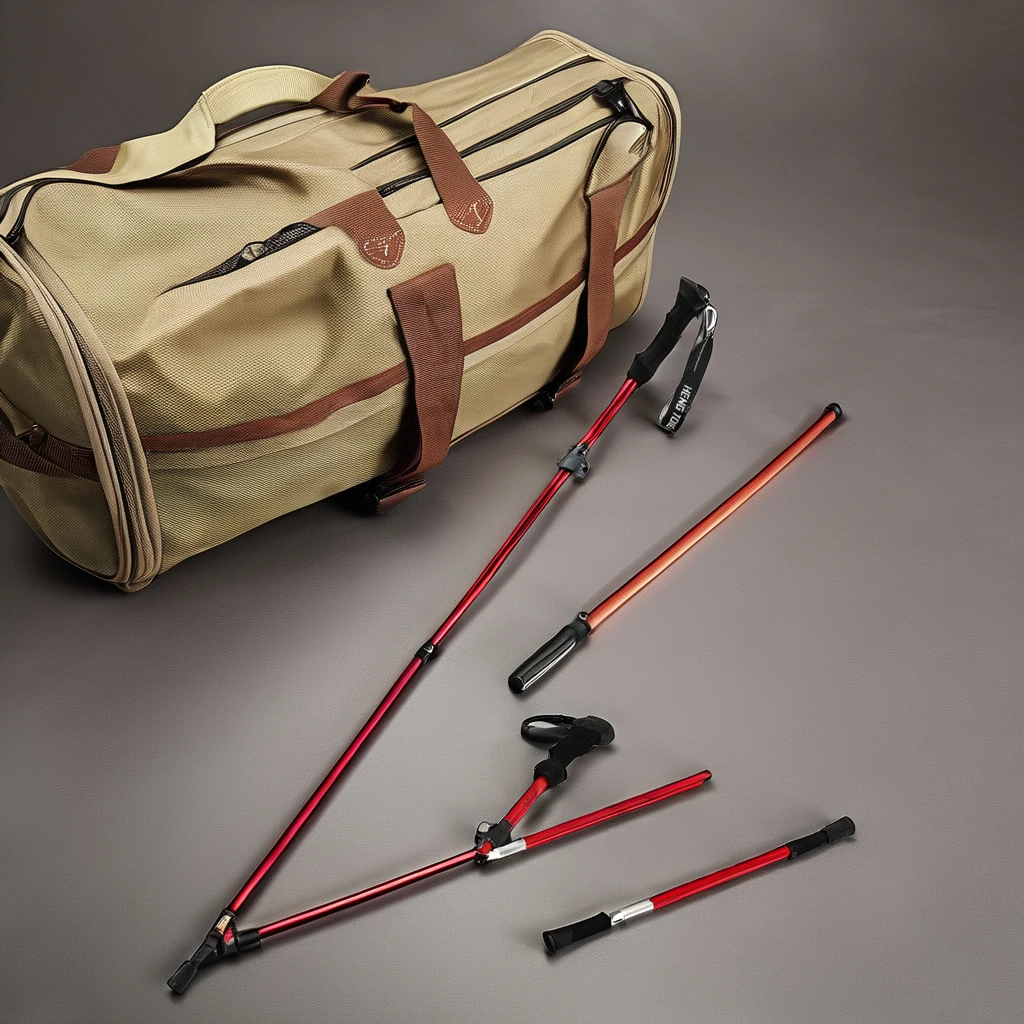Collapsible Carbon Trekking Pole Lightweight Tactical Walking Stick Cork Handle Adjustable Hiking Camping Outdoor Activities