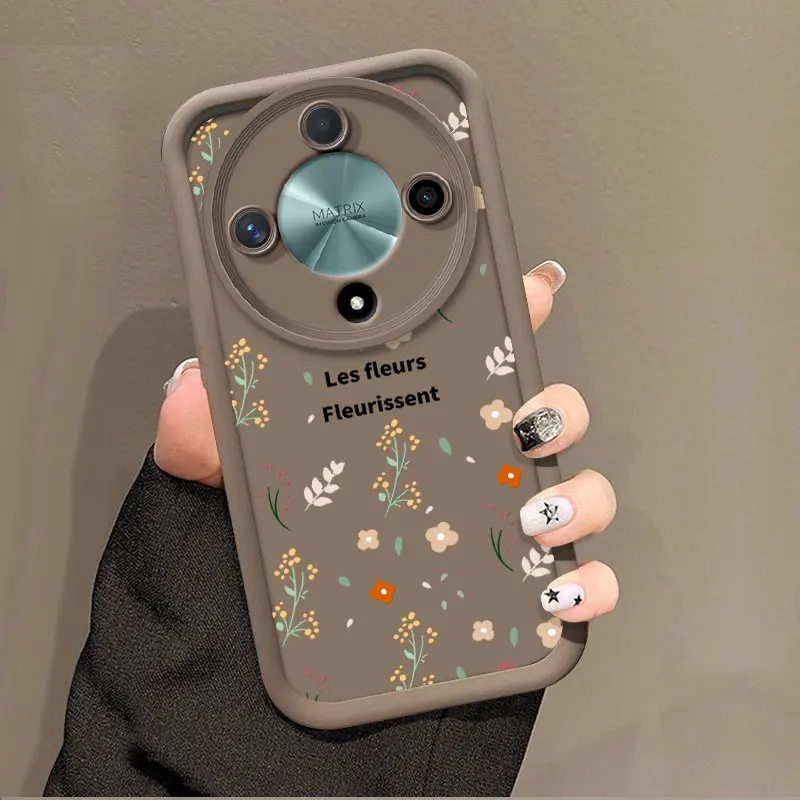 Romantic Flower Shockproof Soft Silicone TPU Protective Case