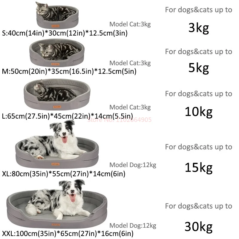 Pet Bed Pet Mattress Pet Bed Mat Pet Dog Cushion Dog Kennel Mat Oxford Cloth Dog Bed Mat Moisture-Proof