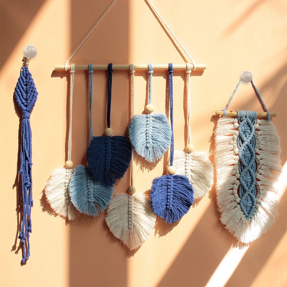 Leaf Macrame Keychain Kit 6