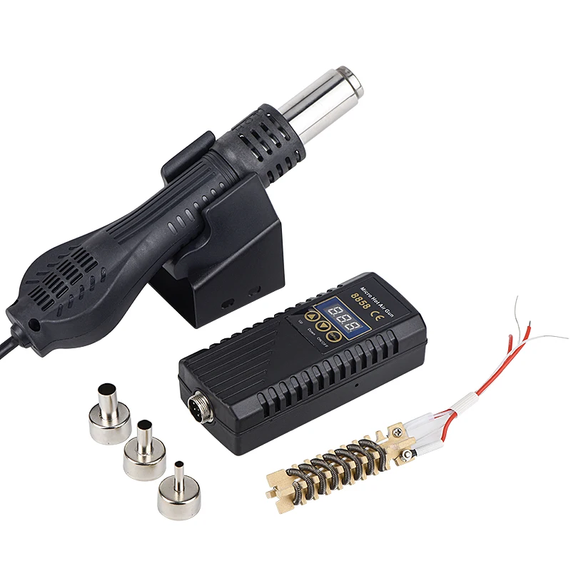 Pistola de ar Estação de Solda Cabelo para Solda Quente Micro Retrabalho Led Digital Secador 700w Pistola Calor Ferramentas Reparo Soldagem Jcd 8858 Computers & Electronics