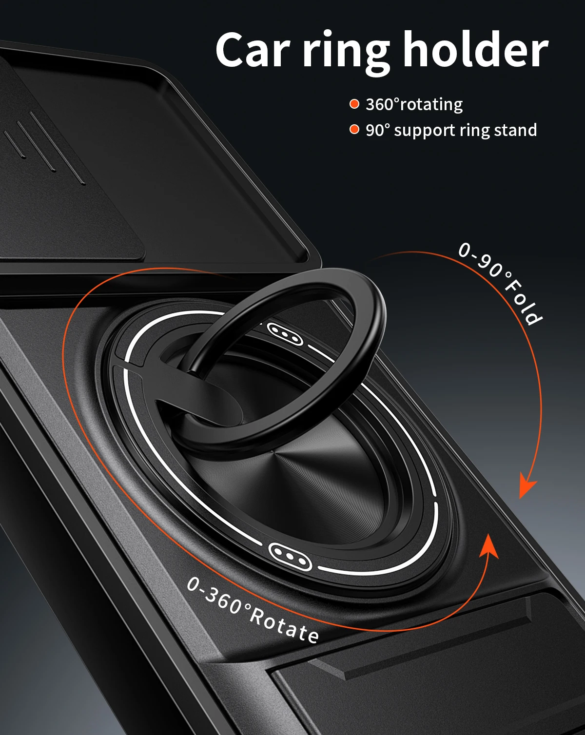 Shockproof Slide Lens Armor Cover Case
