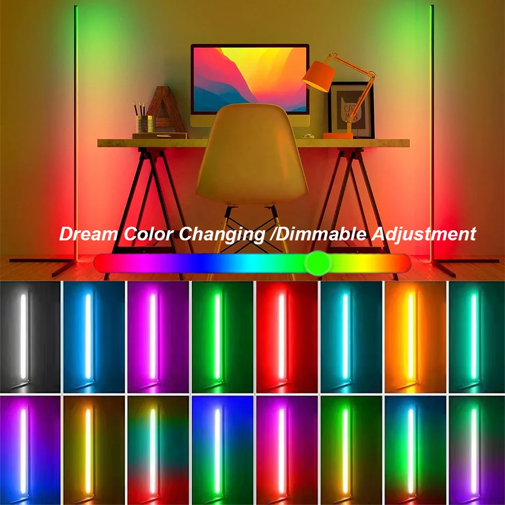 RGB LED Floor Lamp smart features