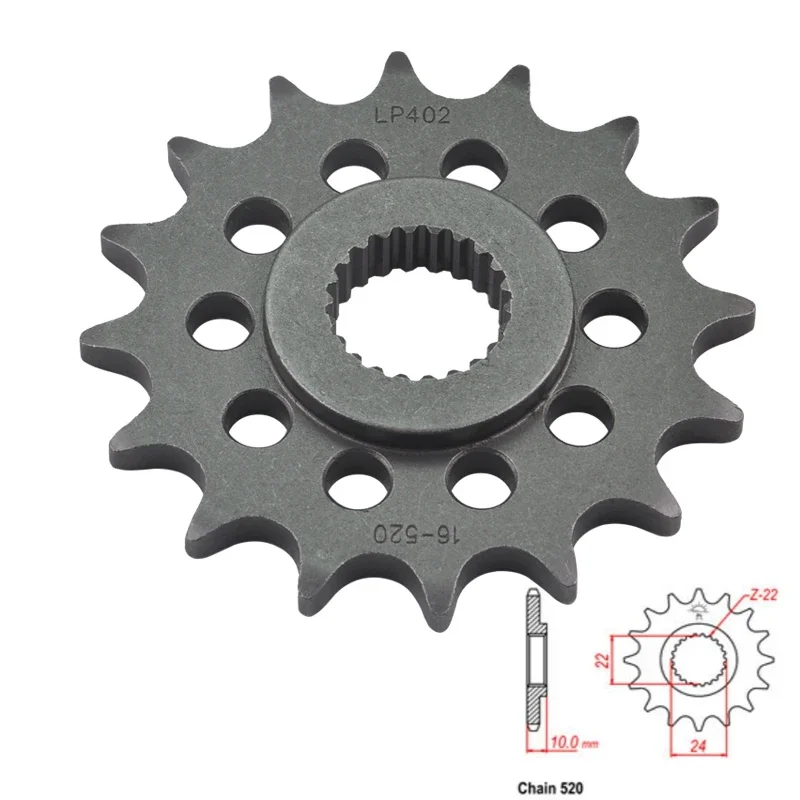 Pignone Pignone Anteriore 520-16T Per Bmw G 650 X G650X G650 Xchallenge K15 07-08 650 Xcountry K15 07-08 650 Xmoto 07-08