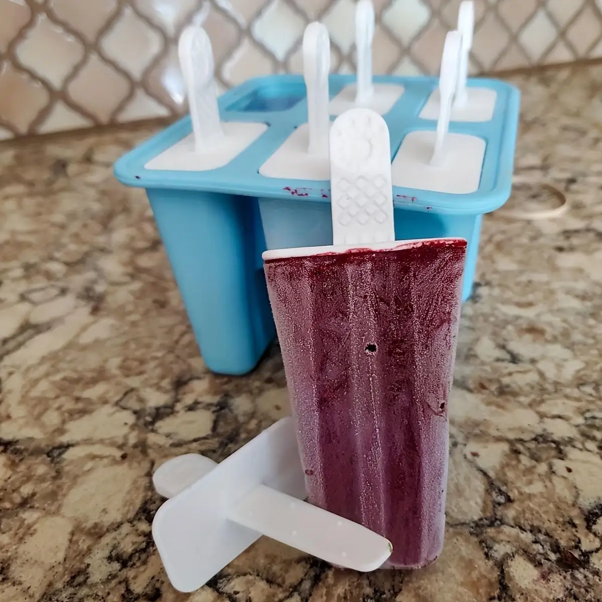 Ice Pop Mold Silikon Ice Pop Modell Ice Pop Modell Wiederverwendbare Easy Release Ice Pop Maker (mit Trichter, Bürste) – Detail 13