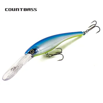 COUNTBASS 낚시 플라스틱 크랭크 미끼, 90mm, 3-1/2 인치, 13g, 1/2 oz. 다이빙, 5m, 16ft