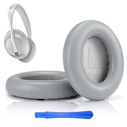 KUTOU Premium Replacement Ear Pads - High-Quality Foam Cushions (Silver)