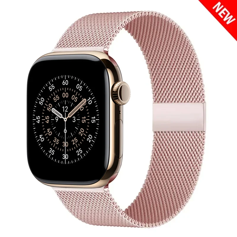 Elegant Milanese Loop Watch Strap - Stainless Steel Mesh Bracelet