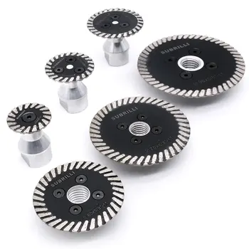 다이아몬드 톱날, M14 5/8-11 플랜지 조각 절단 디스크, 석재 화강암 대리석용, 직경 30mm, 40mm, 50mm, 60mm, 75mm, 90mm