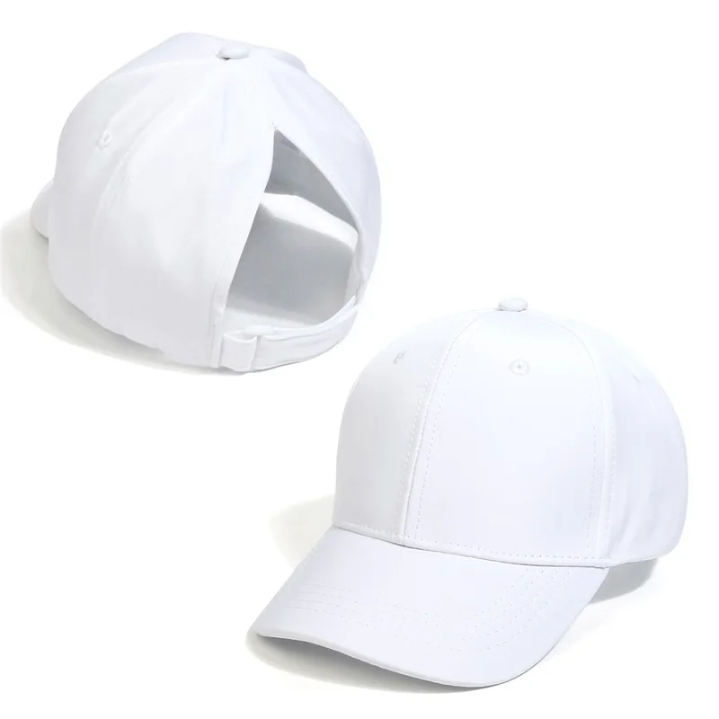 

Sunfanrtnn Family Matching Ponytail Baseball Hats Mother Child Daughter Cap Parent-Child Peaked Cap Adjustable Casual Sun Visor