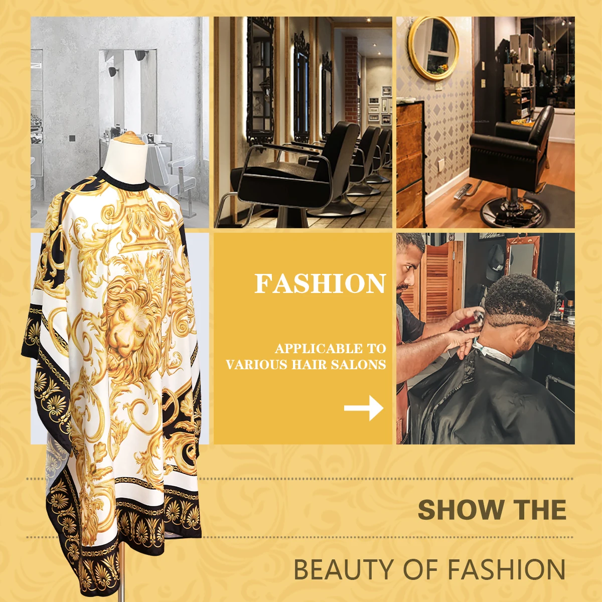 살롱 미용 앞치마 이발소 헤어컷 천 정전기 방지 커팅 방수 미용사 케이프 이발사 스타일링 도구