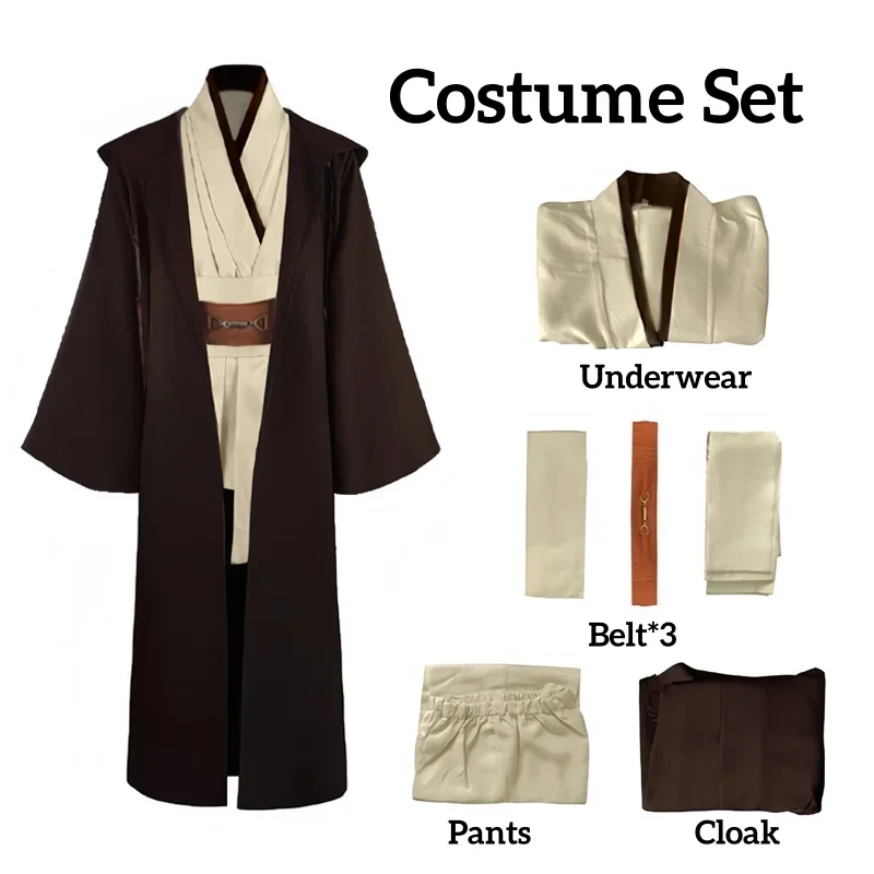Star Wars Obi-Wan Kenobi Jedi Robe Cosplay Costume
