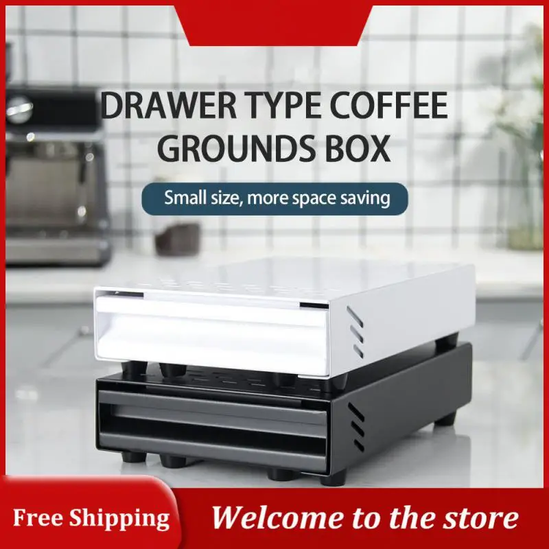 

Drawer Type Coffee Knock Box Detachable Rust Resistant Household Coffee Accessories Stainless Steel for Coffee Shop Home Office