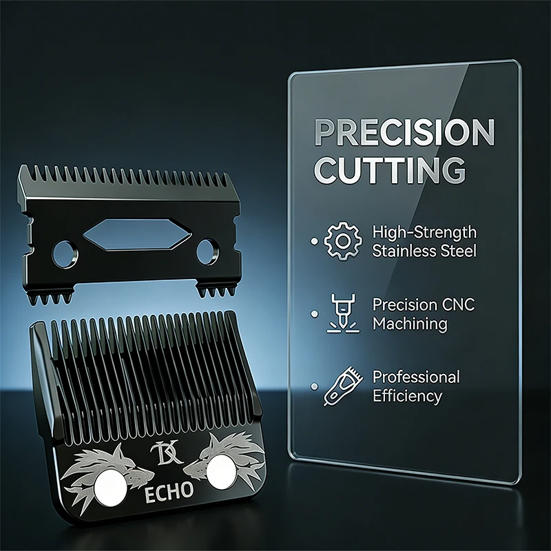 크런치 블레이드 DK SC 에코 프로페셔널 클리퍼 DLC 블레이드 (V003 R66 JC06 H1 V001 8148 M10 JUCAI Madeshow Wmark Kulilang Vgr 호환)