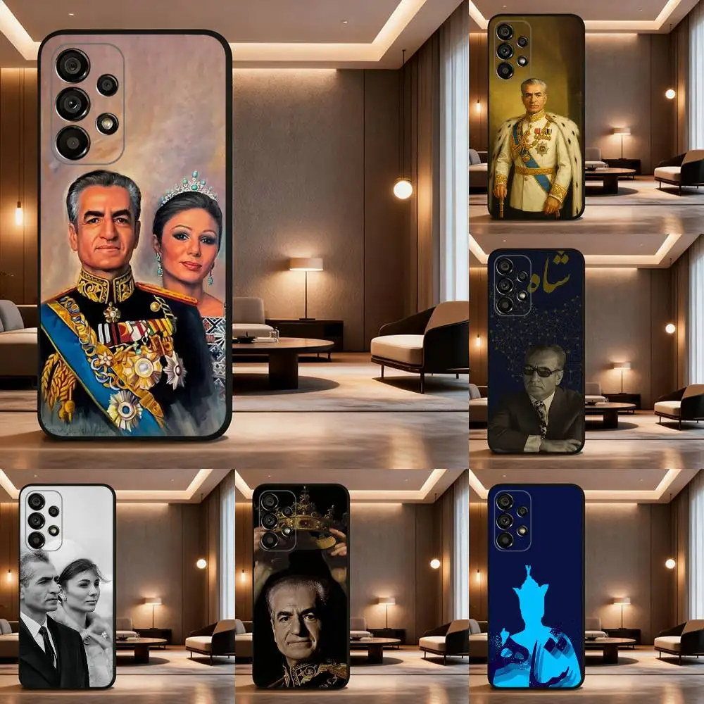 Mohammad Reza Pahlavi Iran Soft Black Phone Case