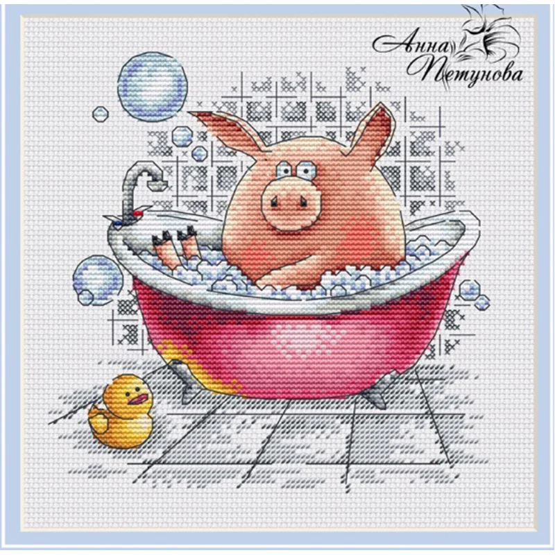MM201222 Homefun Cross Stitch Kits Package Greeting Needlework Counted Cross-Stitching Kits Joy Sunday Embroidery Cross Stitch Kits