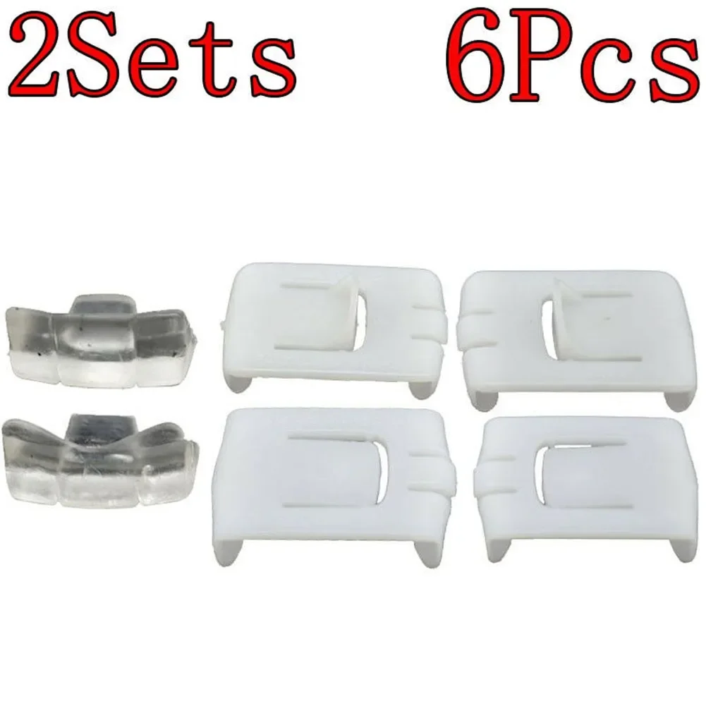 6Pcs Seat Rail Runner Clip Slider Guide Muslima171881213B 435881203A Per Mk1 Mk2 Mk3 Golf Corrad Seat Clip In Plastica Per Auto