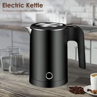 Electric Kettle 500ML Stainless Steel Portable Water Boiler Pot for Hotel Family Trip Kitchen Smart Kettle Pot Travel Tea Coffee