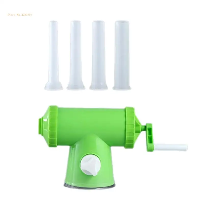 

Manual Sausage Maker Stuffer Filler Hand Operated Sausage Filling Tool Dropship