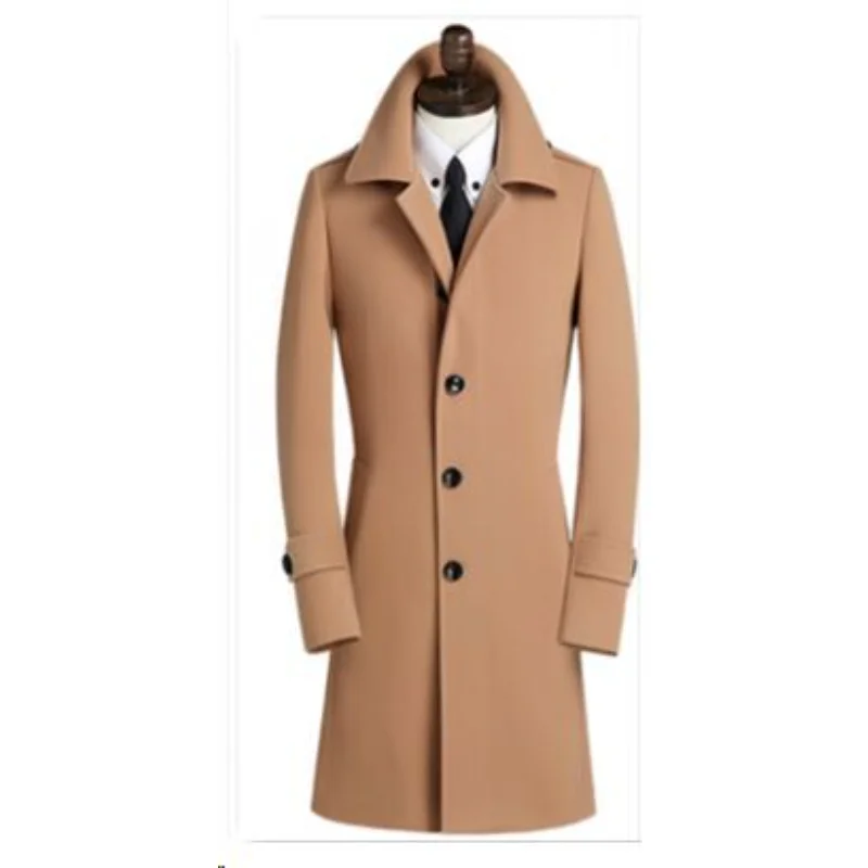 

new arrival Woolen big thermal fashion men obese overcoat wool coat male plus siz S M L XL 2XL 3XL 4XL 5XL 6XL 7XL 8XL 9XL