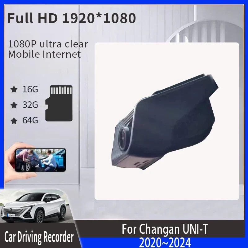 Dvd Per Auto Per Changan Uni-T Unit Uni T 2020 2021 2022 2023 2024 Dashcam Voor Player Registratori Stradali Fotocamera Dash Cam Accessori Per Auto