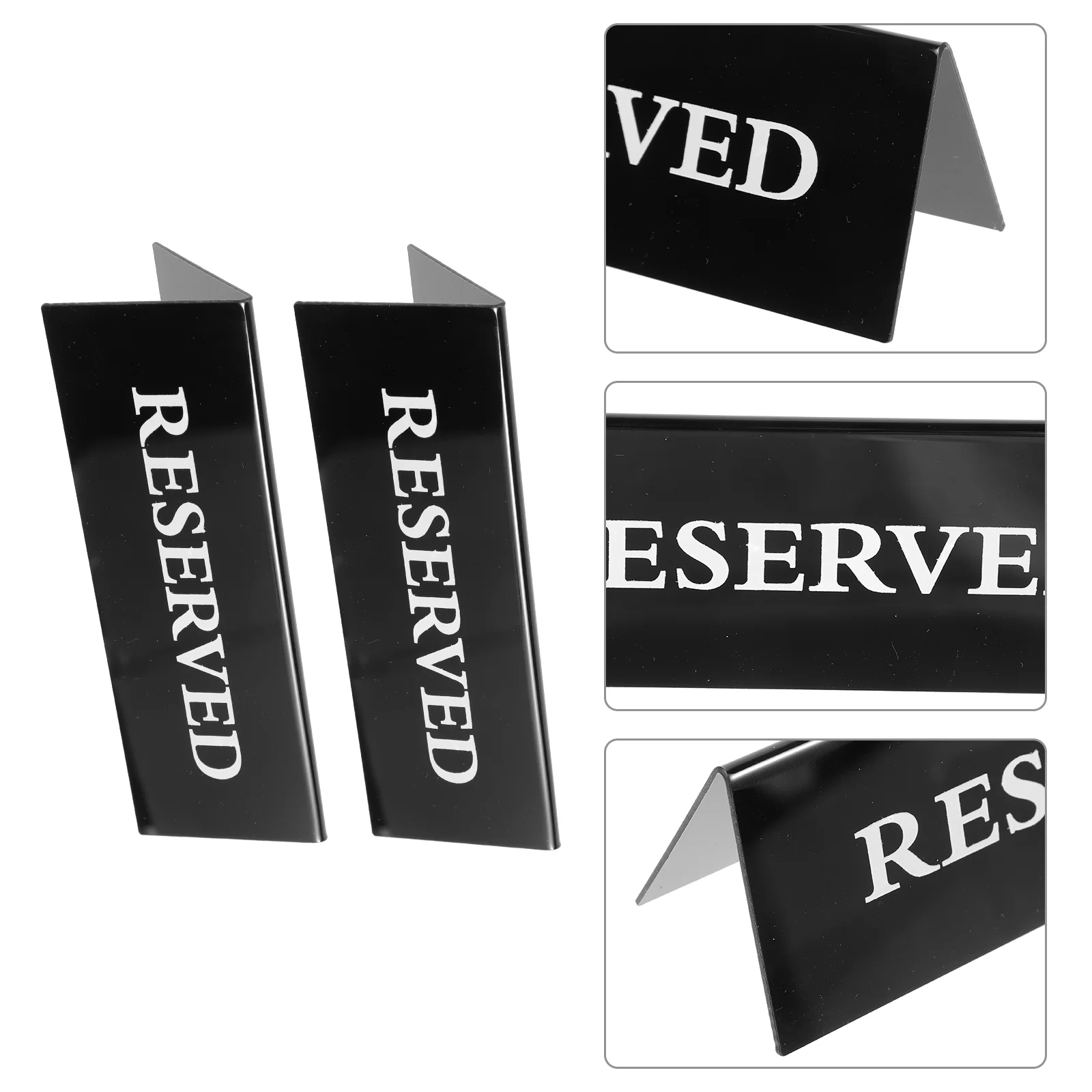 

Reserved Signs Sign Table Acrylic Reservation Wedding Card Seating Place Tent Restaurant Room Chair Guest Name Desk Conference