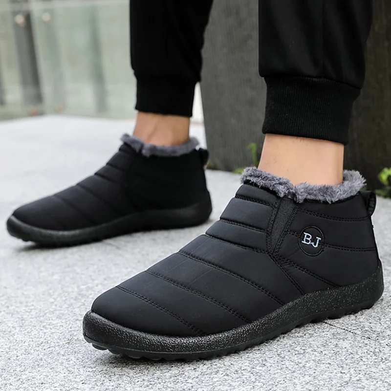 Boots Men Snow Fashion Men's Shoes Male Winter Shoes For Men Army Men