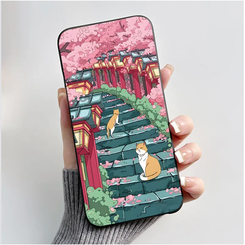 Charming Printed Silicone Protective Phone Case