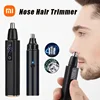Xiaomi MIJIA Electric Nose Hair Trimmer Remover Fast Charging USB Charging Home LED Display Safety Face Cleaning Care Kit 1