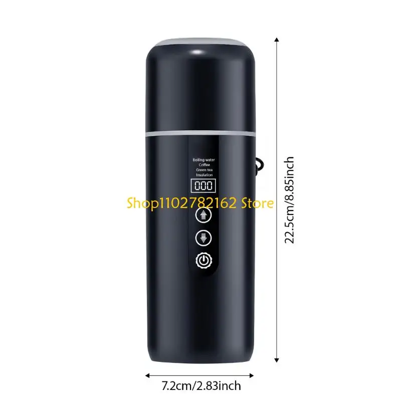 547B 차 야영을 위한 변색되지 않은 여행 난방 컵 500ml 자동 난방 컵