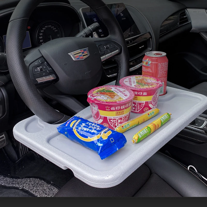 Laptop Desk Stand Portable Car Laptop Computer Desk Mount Stand Eat Work Car Steering Wheel Dining Table Bracket Drink Food Coffee Tray Board