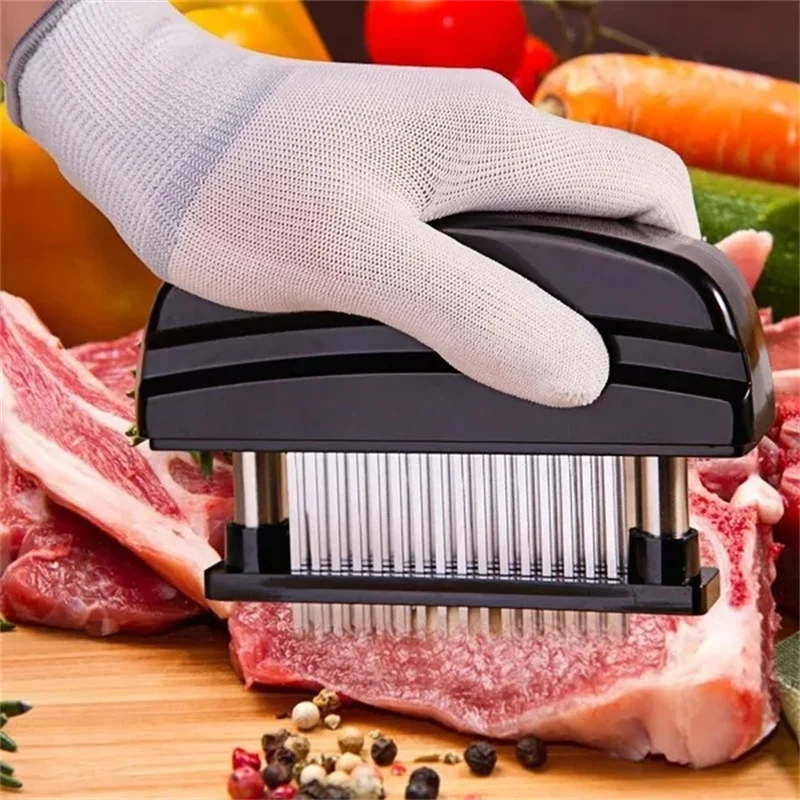 Stainless Steel Meat Tenderizer With 48 Blades Professional Kitchen Cooking Tools Accessories