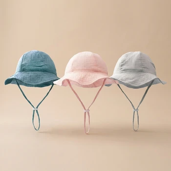 Pure Cotton Baby Fisherman Hat 3