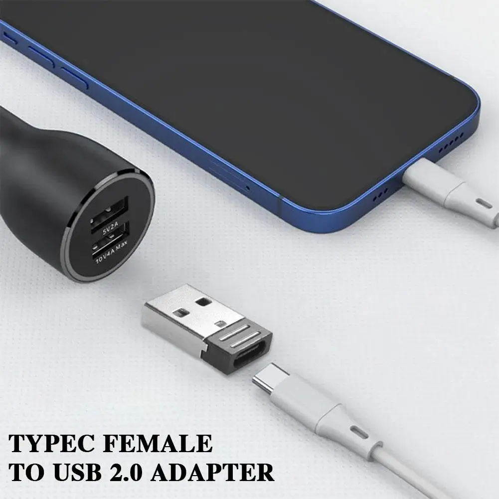 유니버설 USB 타입 C OTG 어댑터 타입 C 남성에서 USB 2.0 여성 케이블 변환기 맥북용