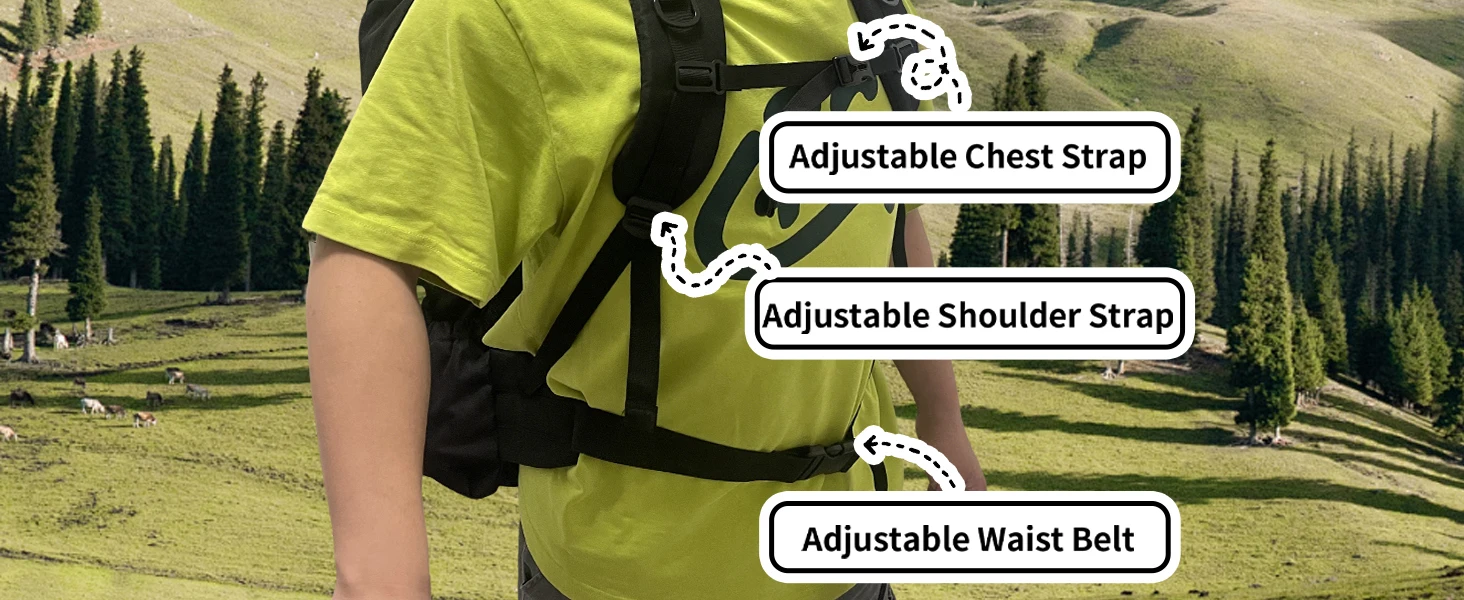 80L Hiking Backpack Camping Rucksack
