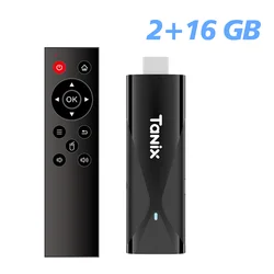 TANIX TX8 Android 10 Smart TV Box - 4K Mini Streaming Dongle with 2GB RAM, 16GB Storage, and 2.4G WiFi (2G16G)