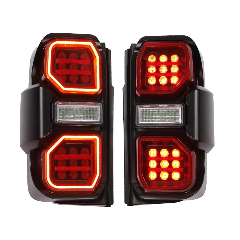 

LED Tail Light Fit for Ford Bronco 2021 2022 2023 2/4 Door Upgraded Tail Lamps Assemblies Replacement Parts Pair Raptor Style