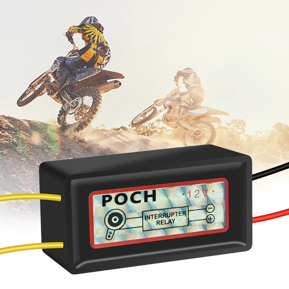 12V Horn Auto Speaker Signal Relay Motorcycle Horn Relay Electric Snail Horn Relay for Making Horn Sound Disconnect Breaker