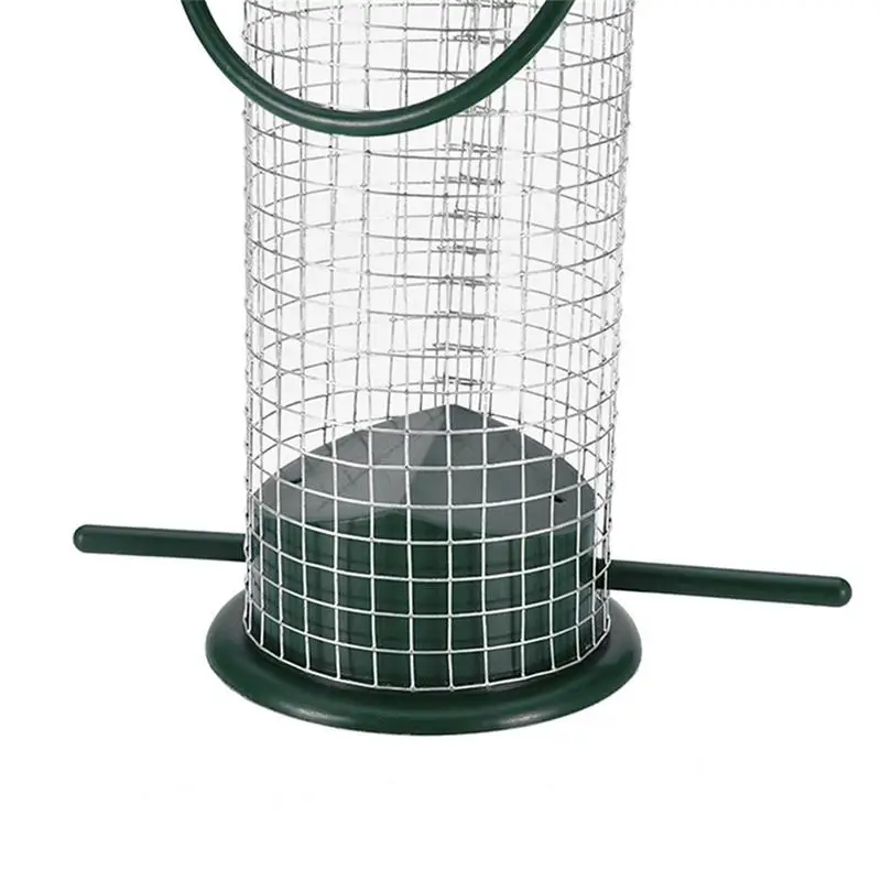 Vogel Feeder Staande Dumplings Vet Bal Rack Holder Outdoor Voedsel Dispenser Voor Tit Kleine Wilde Vogels Winddicht Regendicht