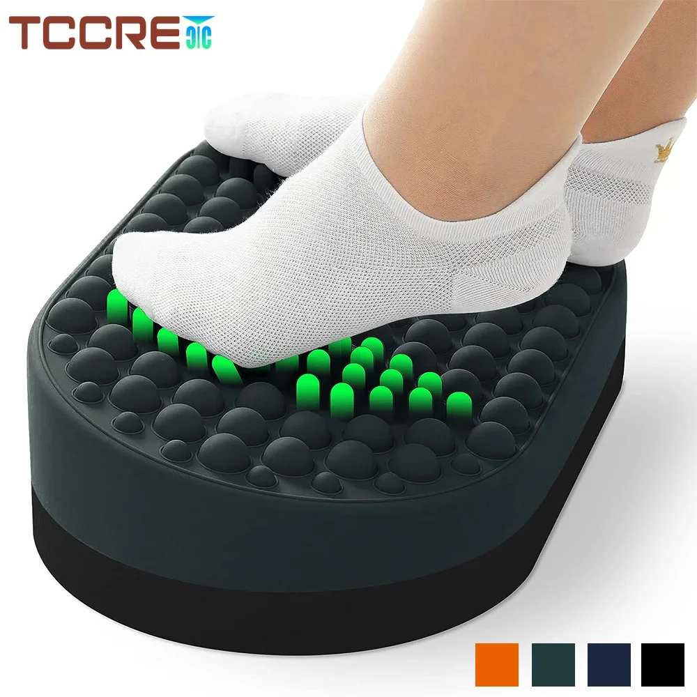 Foot Rest Under Desk, Foot Nursing Stool with Massage Points at Work & Study, Feet Leg Rest Pain Relief,Body Support Home Office home water rotary wing wet cold water meter 4 points 6 points horizontal vertical rental house apartment anti reversal