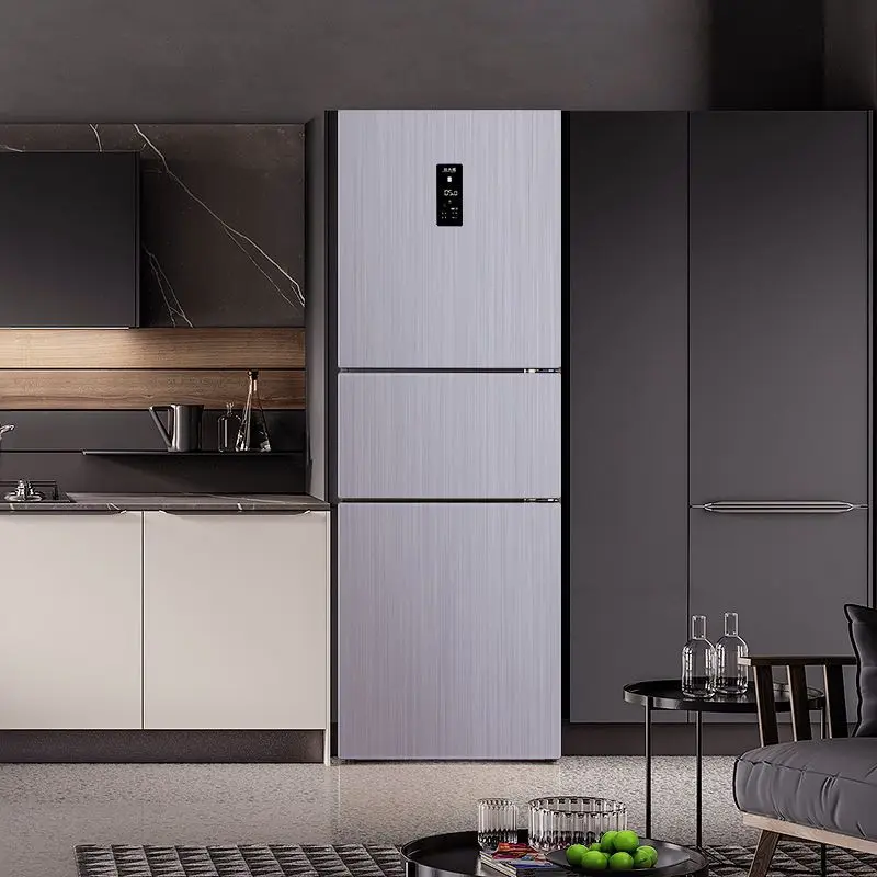 Thickened Brushed Metal Sticker Stainless Steel Kitchen Cabinet Refrigerator Self-adhesive Wallpaper Waterproof Home Decoration 4