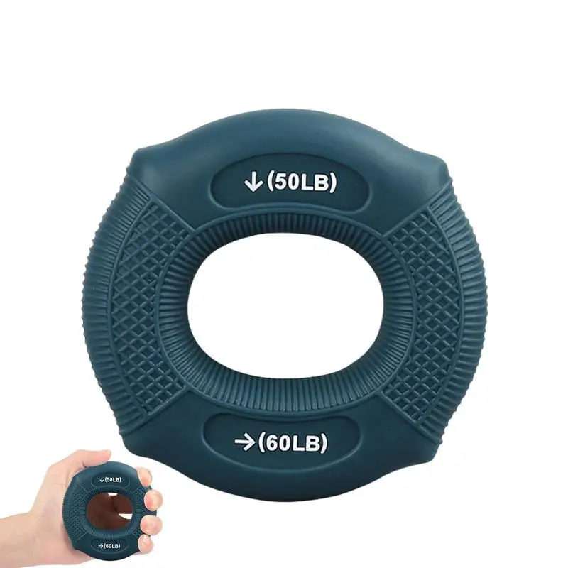 

Тренажер для рук, тренажер для силового захвата, кольцевой тренажер, многоразовые силиконовые кольца для пальцев, предплечья, тренировочный тренажер для захвата