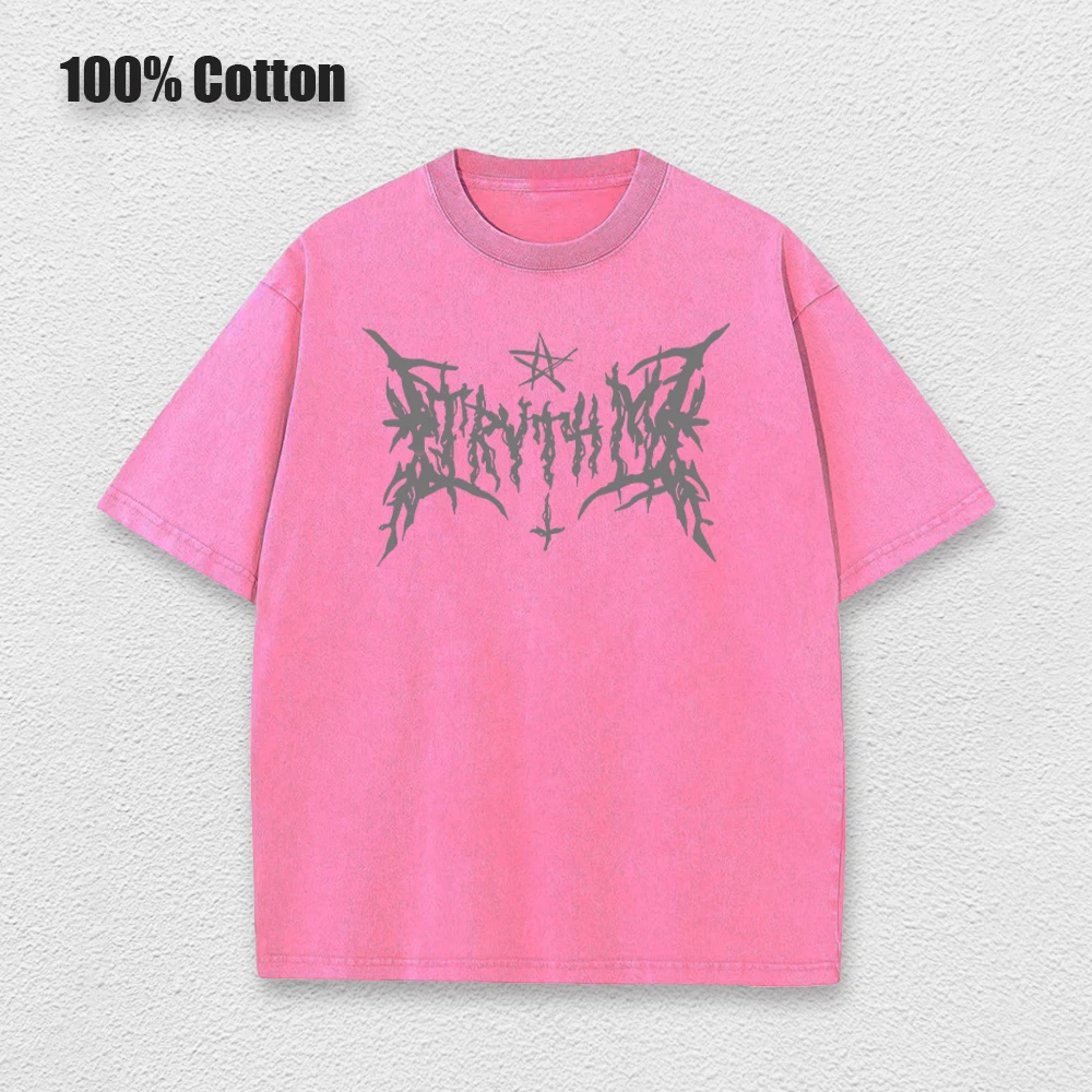 Y2k Hip Hop Vintage 90s Short-Sleeved Oversized T-Shirt