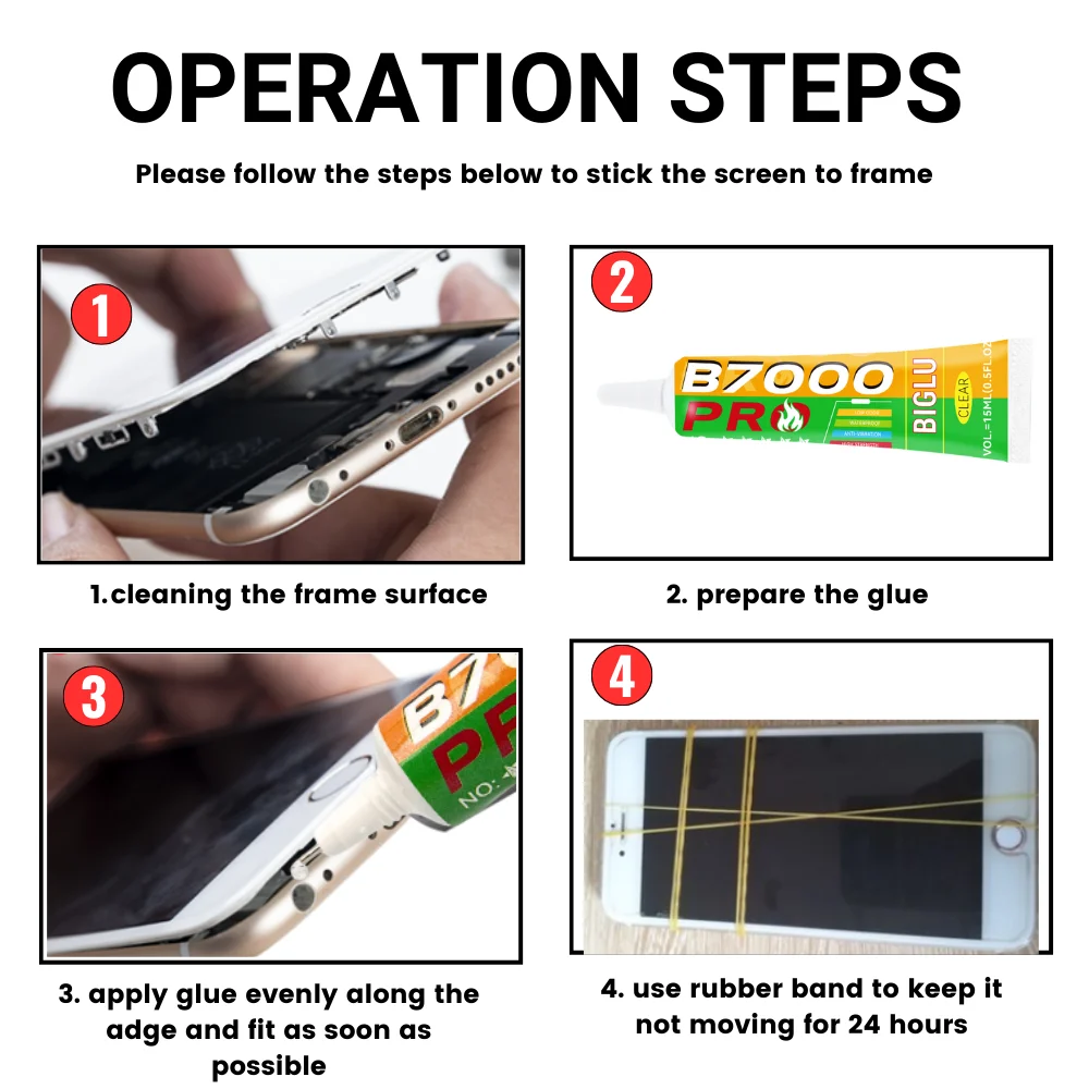 BIGLU B7000 PRO Glue Clear Contact Universal Glass Plastic DIY Phone Repair Adhesive B-7000 With Precision Applicator 15 Sa8f39bcaeddc4cbba2c42f8bb274c01av BIGLU B7000 PRO Glue Clear Contact Universal Glass Plastic DIY Phone Repair Adhesive B-7000 With Precision Applicator