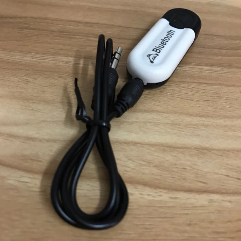 블루투스 5.0 리시버 3.5mm 스테레오 무선 오디오 어댑터, USB 동글 무선 리시버, 자동차 음악 AUX 안드로이드 PC 노트북용