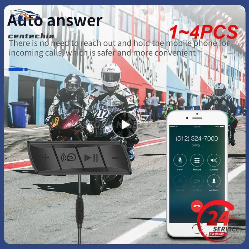 

1~4PCS Motorcycle Helmet Headset Bluetooth Speaker Wireless Earphone Microphone Kit Stereo FM MP3 Player Waterproof Smart